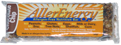 AllerEnergy Allergen-Free Nutrition Bar Chocolate Chip