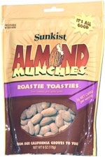 Sunkist Almond Munchies Roastie Toasties