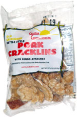 Carolina Country Snacks Pork Cracklins with Rinds Attached