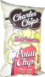 Charles Chips Barbecue Flavored Potato Chips