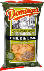 Domingo's Genuine Double-Cooked Chicharrones Chile & Lime