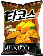 Lotte Mexico Food Snack Cheddar Sour Cream Taco
