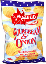 Maarud Potetgull Sour Cream & Onion