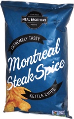 Neal Brothers Montreal Steak Spice Kettle Chips
