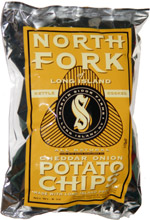 North Fork of Long Island Kettle Cooked Cheddar Onion Potato Chips