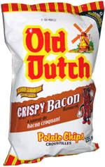 bacon chips potato snack dutch old crispy snacks taquitos flavor review flavored