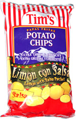 Tim's Potato Chips Limon con Salsa