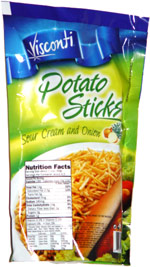 Visconti Potato Sticks Sour Cream and Onion