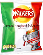 Walkers Italian Spaghetti Bolognese Flavour Potato Crisps