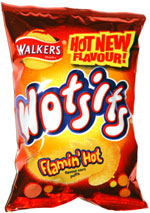 Image result for flamin hot wotsits