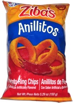 Yummies Ziba's Anillitos Potato Ring Chips Barbecue