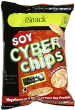 iSnack Soy Cyber Chips Apple Cinnamon