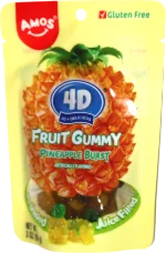Amos 4D Fruit Gummy Pineapple Burst
