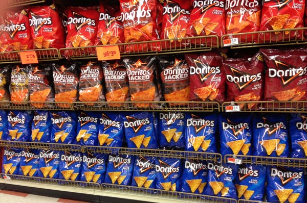 Doritos gets a new logo  again  A new image for the most popular  tortilla chip brand