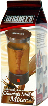 My new favorite kitchen appliance - Hershey's Tornado Action Chocolate Milk  Mixer
