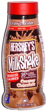 Hershey's Creamy Chocolate Milkshake, reduced calories version (10-oz. size)