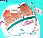 Calbee potatoes enjoy a boat ride