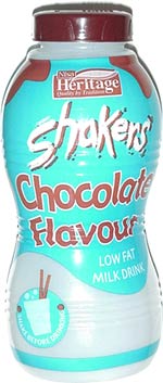 Heritage Shakers Chocolate Flavour Low Fat Milk Drink