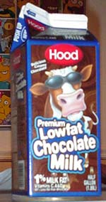 Hood Premium Lowfat Chocolate Milk, half-gallon size