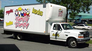 Humpty Dumpty potato chips delivery truck