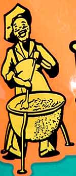 Kettle Krisp cheese puffs mascot