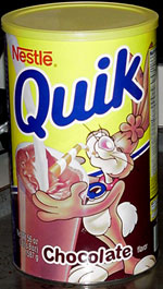 Huge thing of Nestle Quik powder purchased at Costco