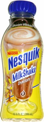 Nesquik Chocolate Milkshake in 16-oz. container