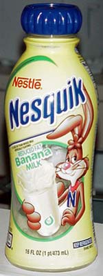 Nesquik banana version, 16-oz. size