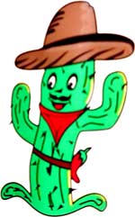 Old Dutch cactus mascot