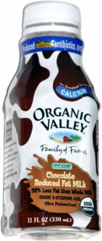 Organic Valley Chocolate Reduced Fat Milk (single-serve)