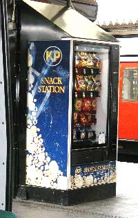 Snackstation from KP Foods on the Underground