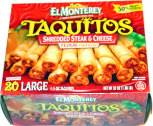 El Monterey Steak & Cheese Taquitos