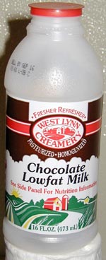 West Lynn Chocolate Lowfat Milk