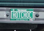 License plate spotted in Vermont