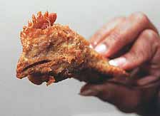 Special chicken wings from McDonald's