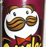 Fancy new (as in, it was new in 2003) version of the Pringles mascot