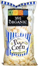 365 Organic Popcorn Cheddar