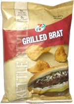7 Select Grilled Brat Kettle Style Potato Chips
