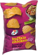 7-Select Buffalo Chicken Dip Flavored Wavy Potato Chips