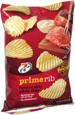 7 Select Prime Rib Flavored Wavy Potato Chips