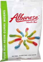 Albanese Sour Mini Neon Gummi Worms