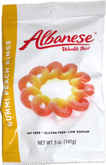 Albanese Gummy Peach Rings