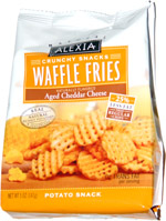 Alexia Waffle Fries Aged Cheddar Cheese