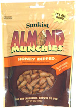 Sunkist Almond Munchies Honey Dipped