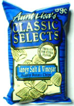 Aunt Lisa's Classic Selects Tangy Salt & Vinegar Hearty Potato Chips