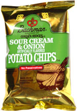 Bachman Golden Ridges Sour Cream & Onion Potato Chips