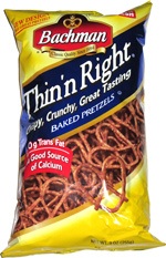 Bachman Thin'n Right Baked Pretzels