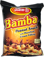 Bamba Peanut Snack with Hazelnut Cream Filling