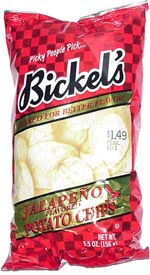Bickel's Jalapeño Flavored Potato Chips