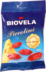 Biovela Piccolini Dried Sausages with Cheese
